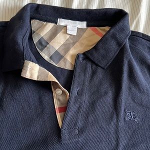 Kids official Burberry polo shirt barley worn maybe 3-4 times max good condition